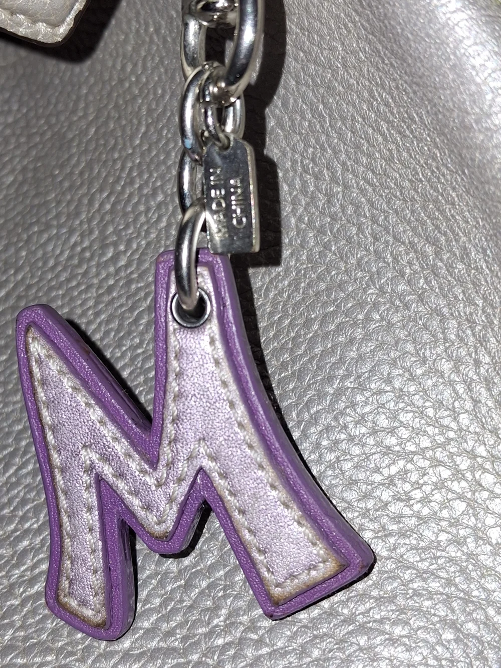 Vintage Coach Letter Bag Charm/Key Chain
